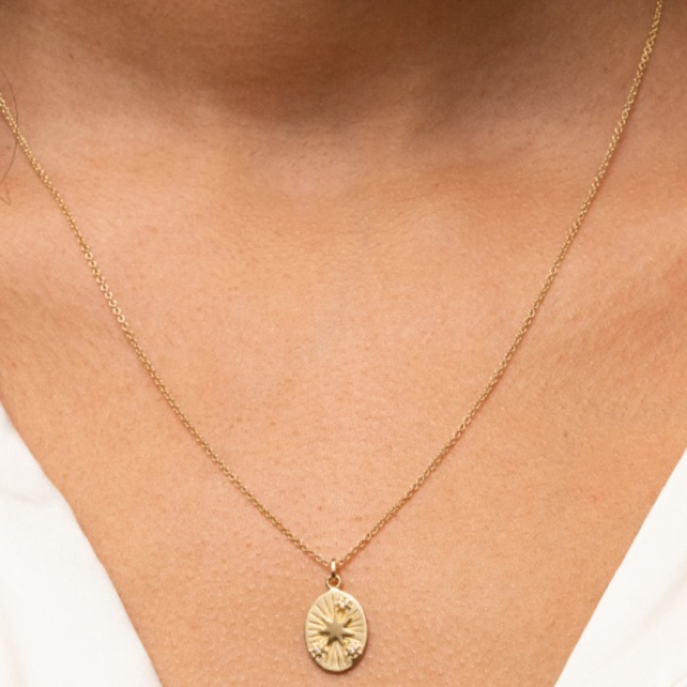 Tarot Star Necklace - Mejuri - with box